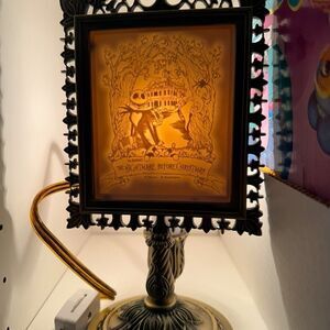 DISNEY HAUNTED MANSION HOLIDAY EVENT PORCELAIN LITHOPHANE  NIB